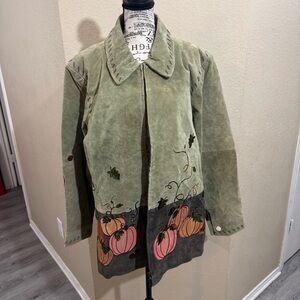 Quacker factory‎ leather jacket size XL